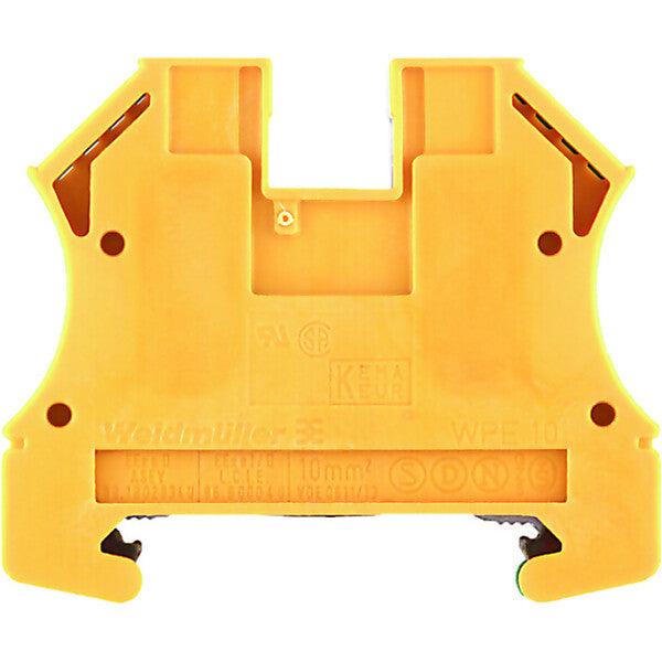 Weidmüller Schutzleiterklemme 60x9,9x47mm WPE 10